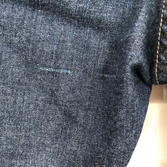 MADEWELL 10" High-Rise Skinny Jeans Lucille Wash Dark Wash Stretch Denim 25 - Picture 6 of 9